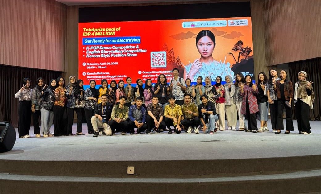 Students celebrating international academic achievement